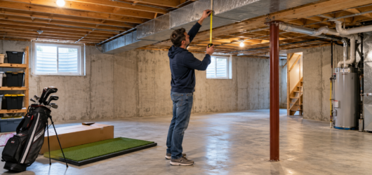Golf Simulator in a Basement: What to Consider Before You Build