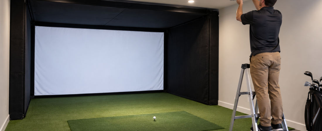 Golf Simulator Projector Placement: What to Know Before You Mount It