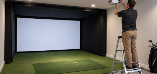 Golf Simulator Projector Placement: What to Know Before You Mount It