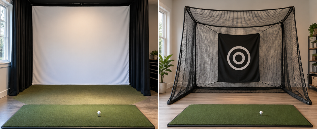 Impact Screen vs. Golf Net: Which Is Better for a Home Simulator?