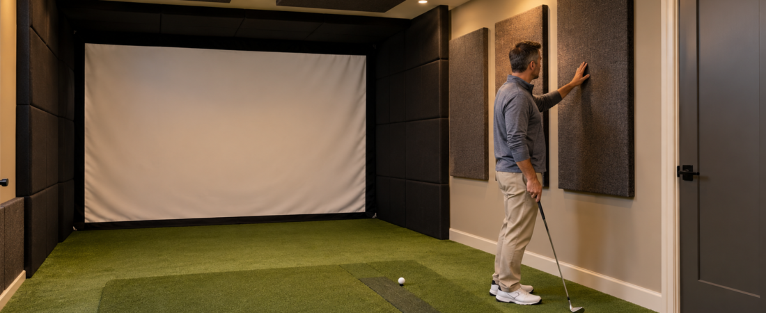 How to Reduce Golf Simulator Noise